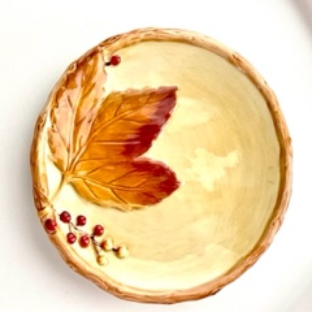 Fitz & Floyd Harvest Canape Plate